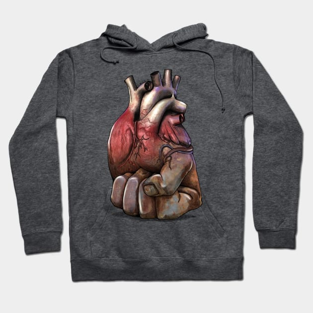 love-punch Hoodie by Arash Shayesteh